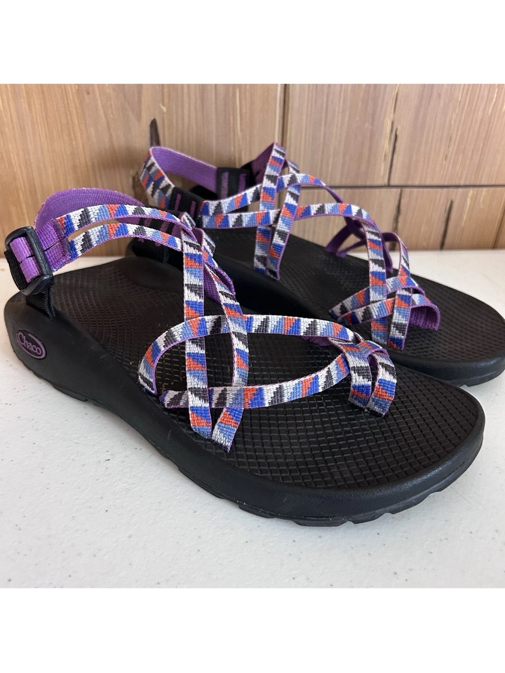 Chaco ZX/2 Unaweep Women's Sz 9 Purple Waterproof Hiking Trail Sports Sandals